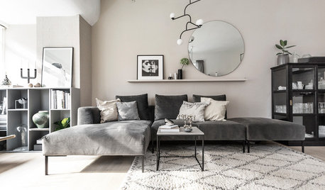 A Chic Grey Living Room