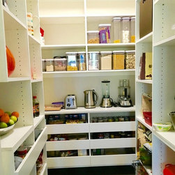 Custom Walk-In Pantry - Pantry And Cabinet Organizers
