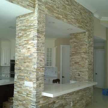 brick columns and block columns