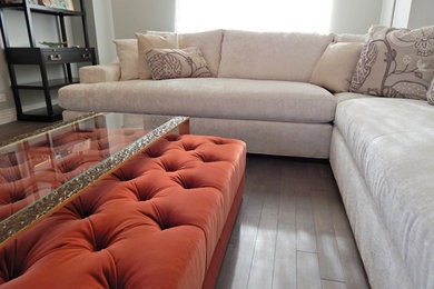 Living room - transitional living room idea in New York