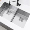 STYLISH 3.5"Square Kitchen Sink Strainer With Removable Basket