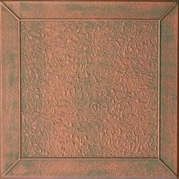 R 127 Styrofoam Ceiling Tile 20x20 - Copper Patina - Ceiling Tile