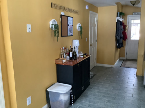 Empty kitchen wall design ideas