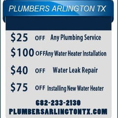 Plumbers Arlington TX