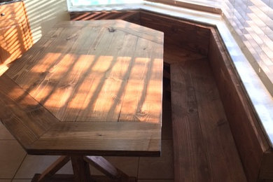 Custom Kitchen nook Table and bench