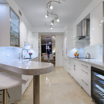 Contemporary Kitchen in Ft. Lauderdale - Total Remodel