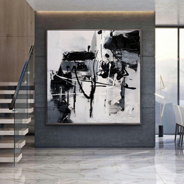 Original Handmade Modern Abstract Custom Art for Modern Contemporary Interiors