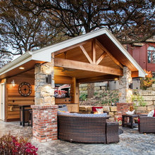 outdoor kitchen