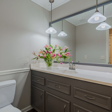 Suburban Ranch Hall Bathroom Renovation