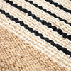 Provence Handmade Jute Dhurrie Rug With Tassles, 5'x8'