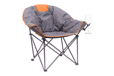 Folding Moon Wine Bucket Chair