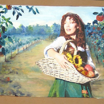 The original painting, by one of our own artists