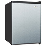 SPT APPLIANCE INC - 2.4 cu.ft, Compact Refrigerator With Energy Star, Stainless Steel - Descriptions: