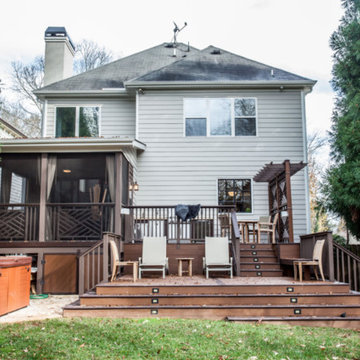 Screened Porch with Trex Composite Deck