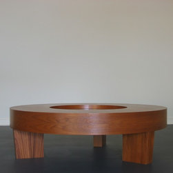 Recess Coffee Table - Round - Teak - Coffee Tables