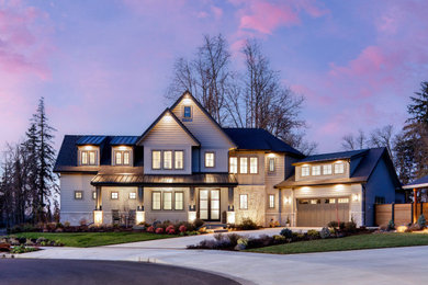 Example of a classic exterior home design in Other
