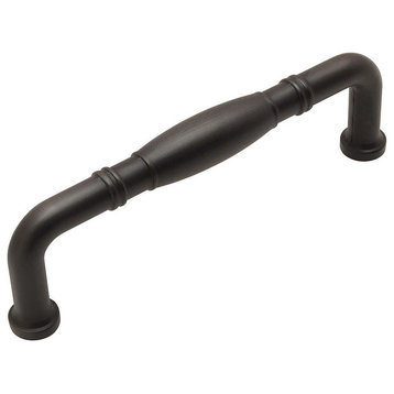 Cosmas 4313-96ORB Oil Rubbed Bronze Cabinet Pull, 3-3/4" Hole Centers, Set of 5