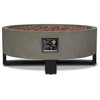 Real Flame Idledale Propane Fire Bowl for Outdoors in Glacier Gray