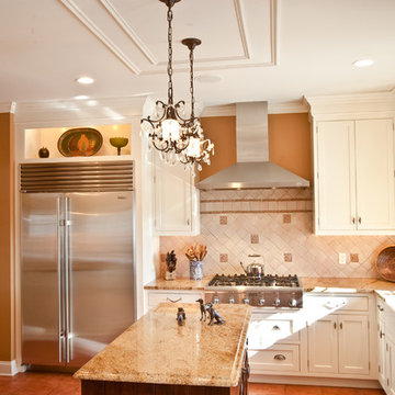 Inviting kitchen and family room
