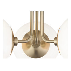 Mitzi H105603-Agb, 3 Light Semi Flush