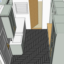 LND: T: Charcoal C: Light Green/blue