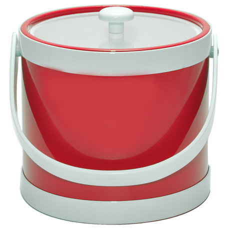 Springtime 3-Quart Ice Bucket, Red