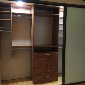 Master Bedroom Closet -Eternal Walnut Color-