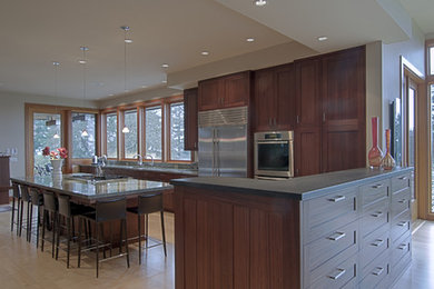 Kitchen - contemporary kitchen idea in Portland