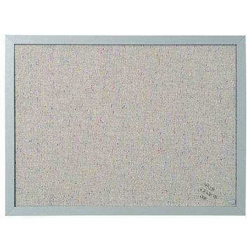 Gray Fabric Bulletin Board, 18"x24", Gray Mdf Frame