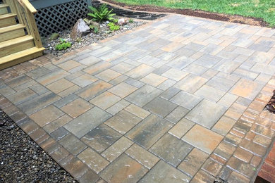 Inspiration for a mid-sized timeless patio remodel in Charlotte