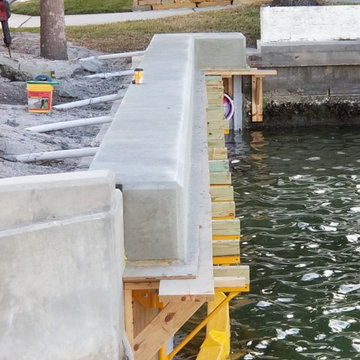 600 feet of seawall