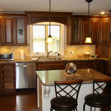Custom Birch Cabinet Kitchen Remodel