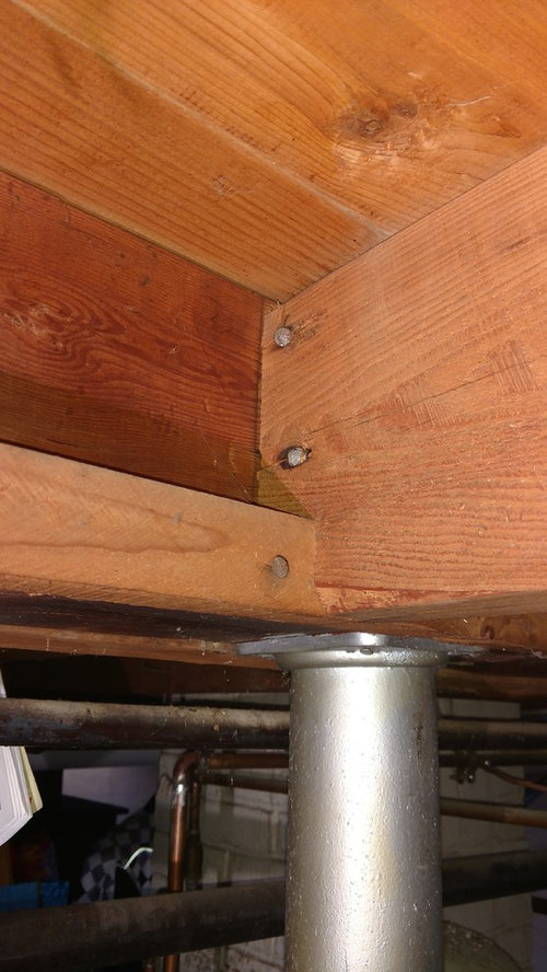 Notchedin joist ledger replacement