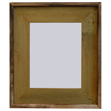 Green Barnwood Picture Frame, Lighthouse Green Rustic Wood Frame, 18"x18"