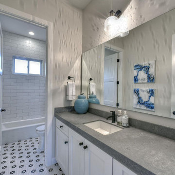 Enough-Sized Marble Shower, Bathroom Renovation in Glendale, CA