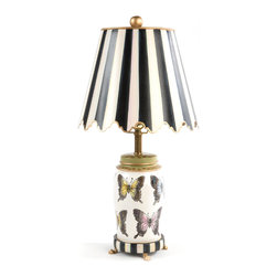 Butterfly Collection Lamp - Small | MacKenzie-Childs - Table Lamps