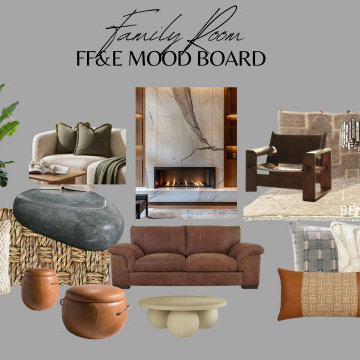Northend Home- Family Room & Media Wall