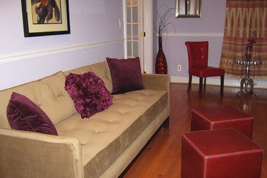 Living room - modern living room idea in DC Metro