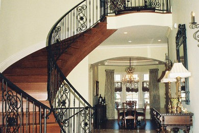 Example of a classic staircase design in Denver