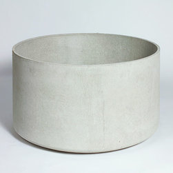Light Concrete Pot - Outdoor Pots And Planters