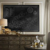 Wall Art Print NYC Map Inspired by an Original New York Plan Dated