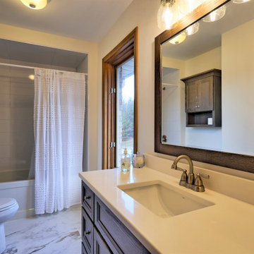 All new bathroom