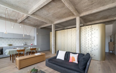 Suivi de chantier : Une boîte en or pour un loft en béton brut