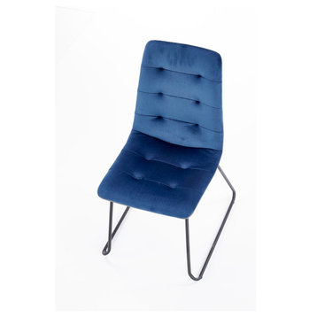 STELLA Dining Chairs, set of 4 , Dark Blue