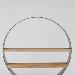 Industrial round hanging shelf - Bookcases