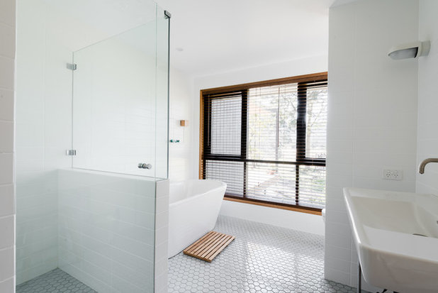 Midcentury Bathroom by Benedict Design