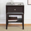 Gaston Brown Modern Accent Table and Nightstand