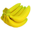 Artificial Plastic Banana Decorative Fruits Display