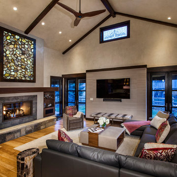 Colorful Mountain Retreat