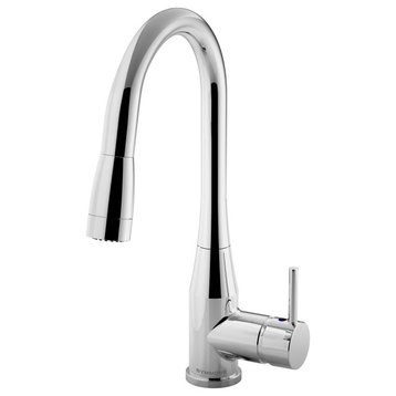 Symmons SK2302PD Sereno 1.5 GPM 1 Hole Pull Down Kitchen Faucet - Polished